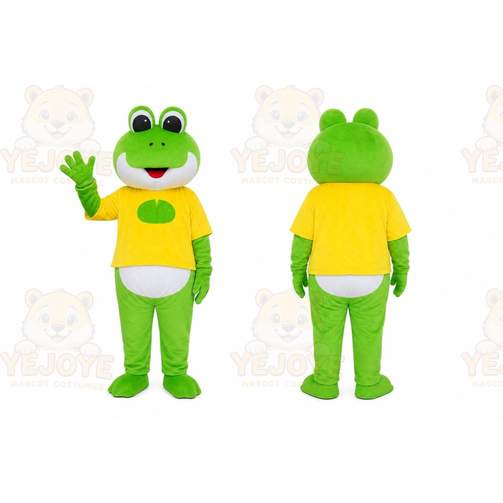 Green Frog Mascot Costume