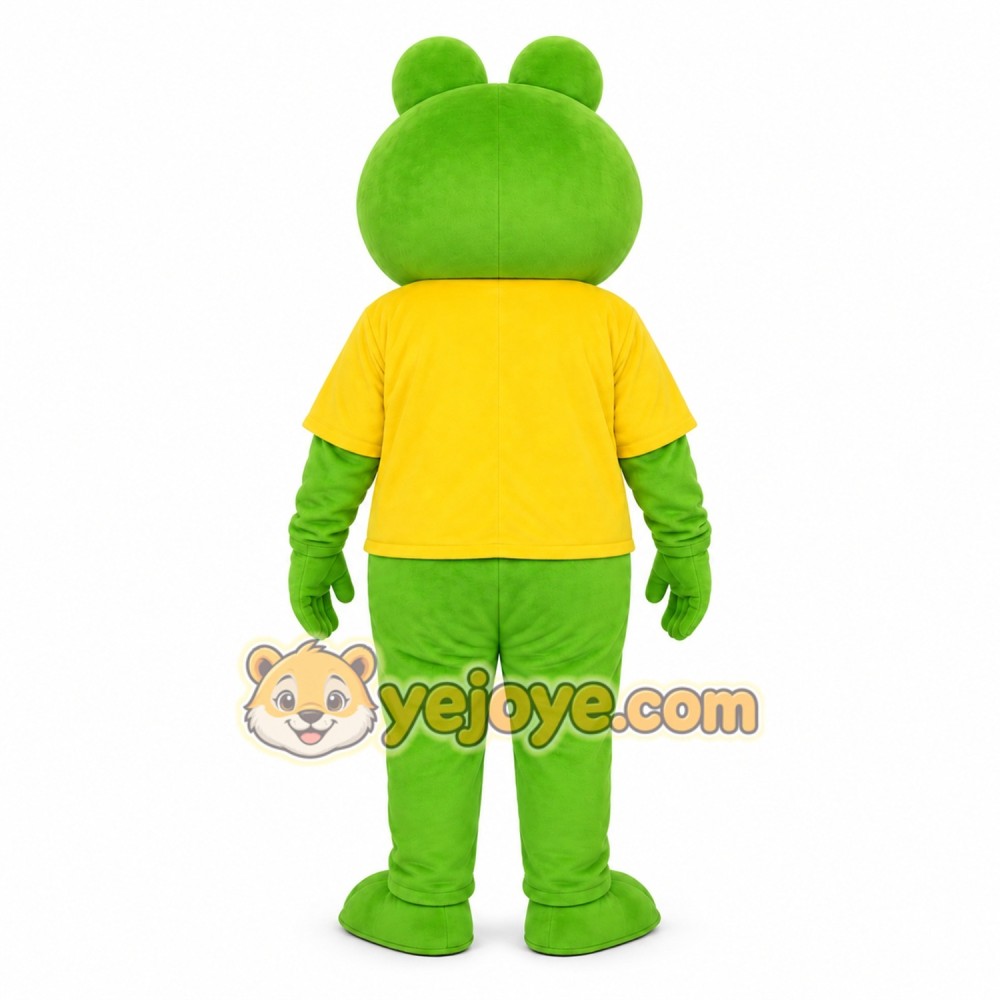 Green Frog Mascot Costume Green Frog Mascot Costume