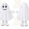 White Ghost Mascot Costume