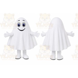 White Ghost Mascot Costume