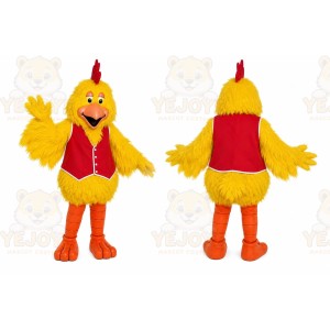 Yellow Chicken Mascot Costume