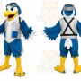 Blue Bird Sports Mascot Costume