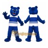 Blue Bear Sports Mascot Costume Blue Bear Sports Mascot Costume