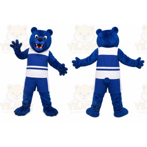 Blue Bear Sports Mascot Costume