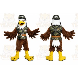 Eagle Soldier Mascot Costume
