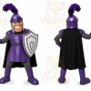 Purple Knight Mascot Costume