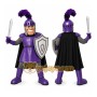 Purple Knight Mascot Costume