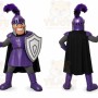 Purple Knight Mascot Costume