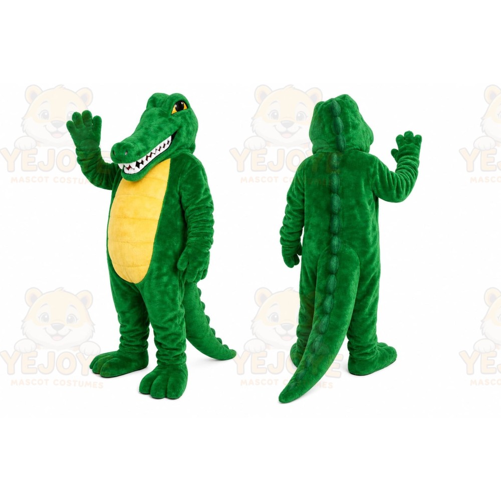 Green Crocodile Mascot Costume
