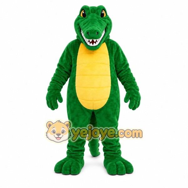 Green Crocodile Mascot Costume Green Crocodile Mascot Costume