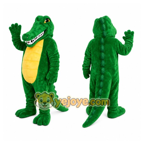 Green Crocodile Mascot Costume