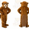 Brown Beaver Mascot Costume