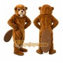 Brown Beaver Mascot Costume