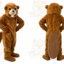 Brown Beaver Mascot Costume