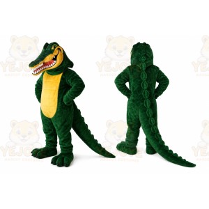 Green Alligator Mascot Costume