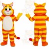 Orange Cat Mascot Costume