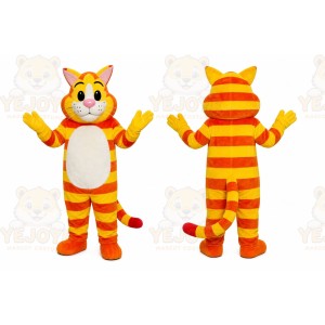 Orange Cat Mascot Costume