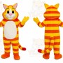 Orange Cat Mascot Costume
