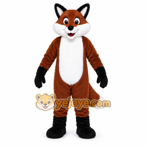 Brown Fox Mascot Costume