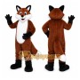 Brown Fox Mascot Costume
