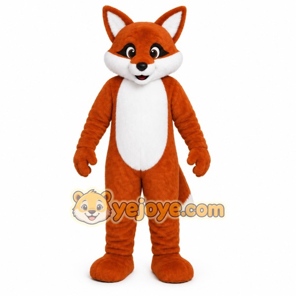Orange Fox Mascot Costume