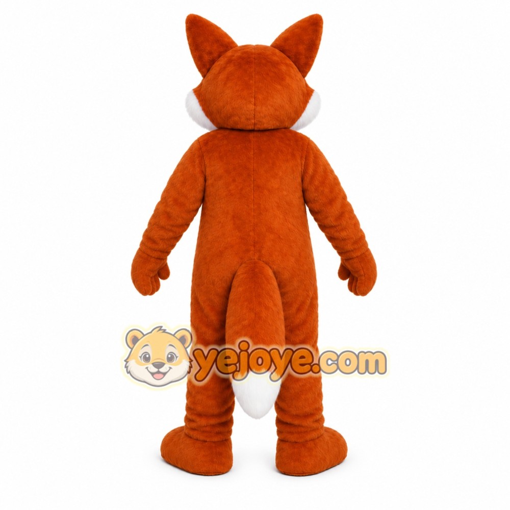 Orange Fox Mascot Costume Orange Fox Mascot Costume