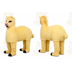 Yellow Bull Mascot Costume