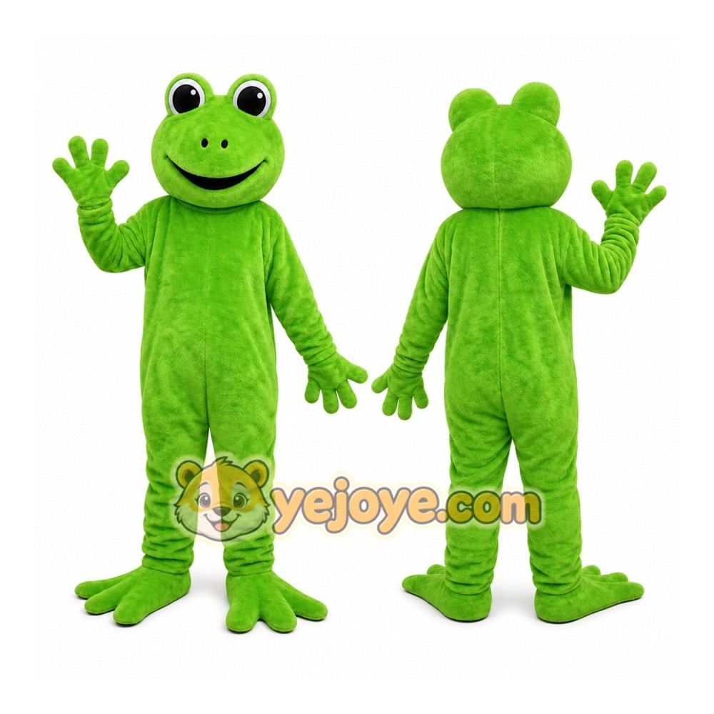 Green Frog Mascot Costume Green Frog Mascot Costume