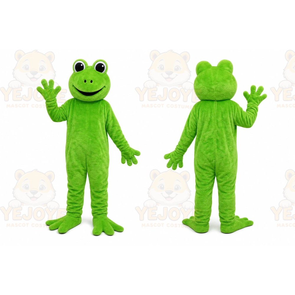 Green Frog Mascot Costume