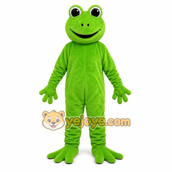 Green Frog Mascot Costume
