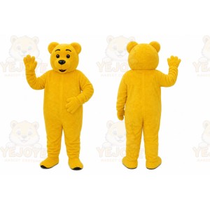 Yellow Bear Mascot Costume