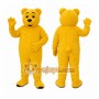 Yellow Bear Mascot Costume
