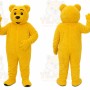 Yellow Bear Mascot Costume