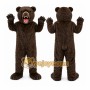 Dark Bear Mascot Costume