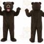 Dark Bear Mascot Costume