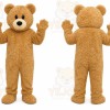 Tan Bear Mascot Costume