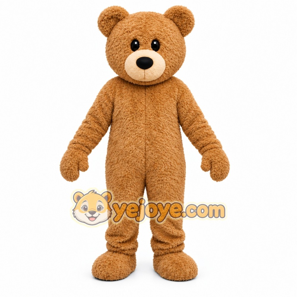Tan Bear Mascot Costume Tan Bear Mascot Costume