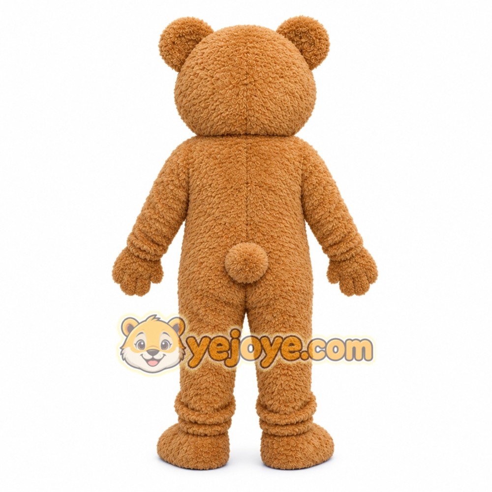 Tan Bear Mascot Costume Tan Bear Mascot Costume