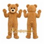Tan Bear Mascot Costume