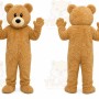 Tan Bear Mascot Costume