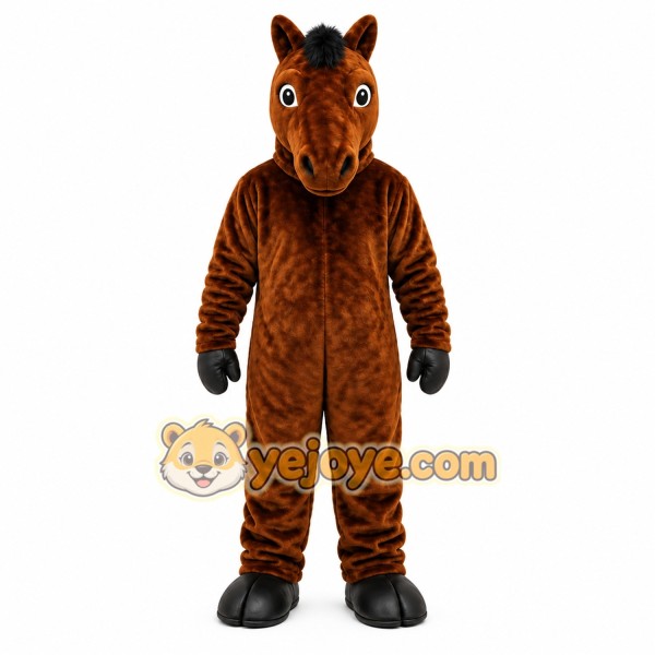 Brown Horse Mascot Costume