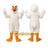 White Chicken Mascot Costume White Chicken Mascot Costume
