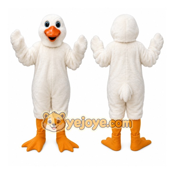 White Chicken Mascot Costume