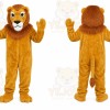 Orange Lion Mascot Costume