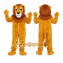 Orange Lion Mascot Costume