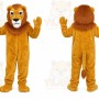 Orange Lion Mascot Costume