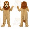Tan Lion Mascot Costume