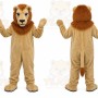 Tan Lion Mascot Costume