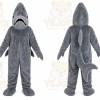 Gray Shark Mascot Costume