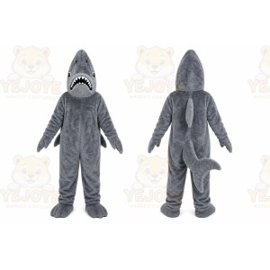 Gray Shark Mascot Costume